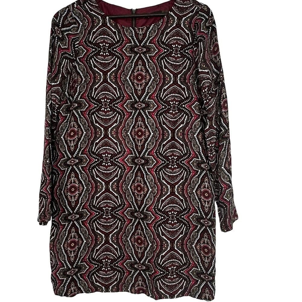 Prana Tunic Dress Small Bergundy Pink Bohemian Hippie GORPcore Phoebe Buffay